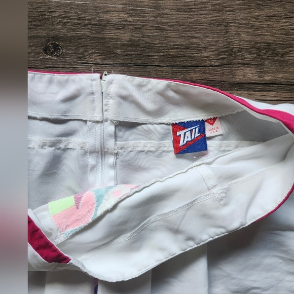 Vintage Tail 90s 80s Pleated Tennis Skirt - Picture 4 of 4